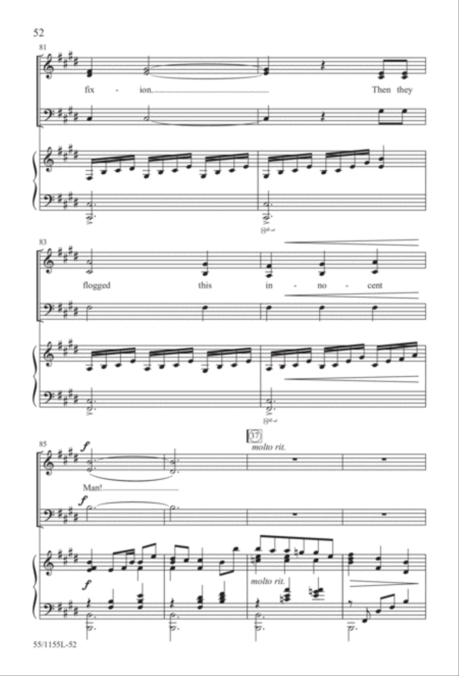 No Stone Could Hold Him (Digital Download) 3-Part scores gallery preview page 52