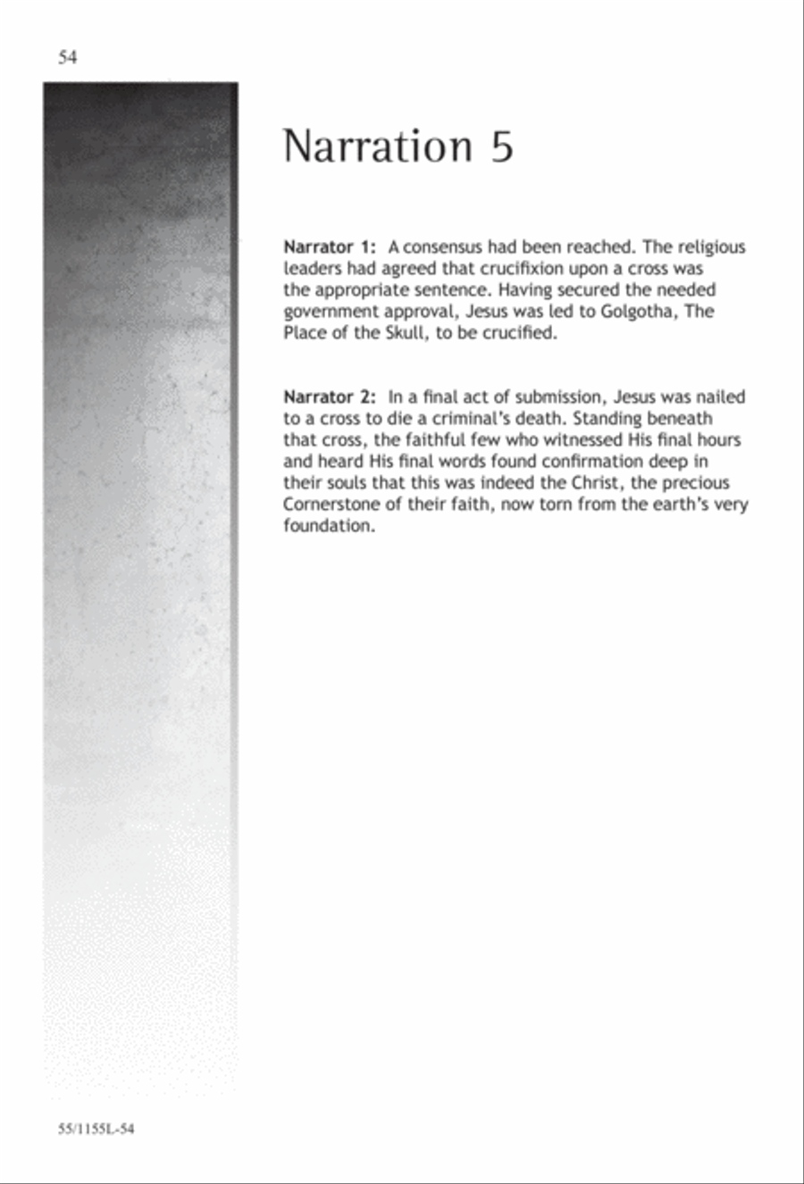 No Stone Could Hold Him (Digital Download) 3-Part scores gallery preview page 54