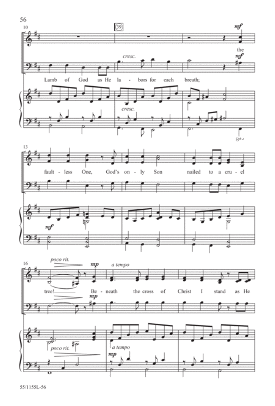 No Stone Could Hold Him (Digital Download) 3-Part scores gallery preview page 56