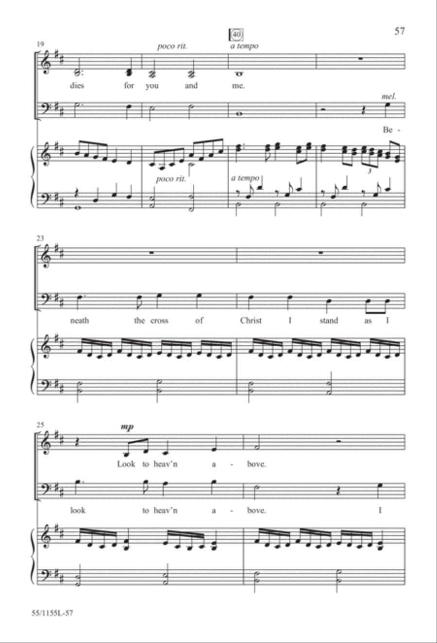 No Stone Could Hold Him (Digital Download) 3-Part scores gallery preview page 57
