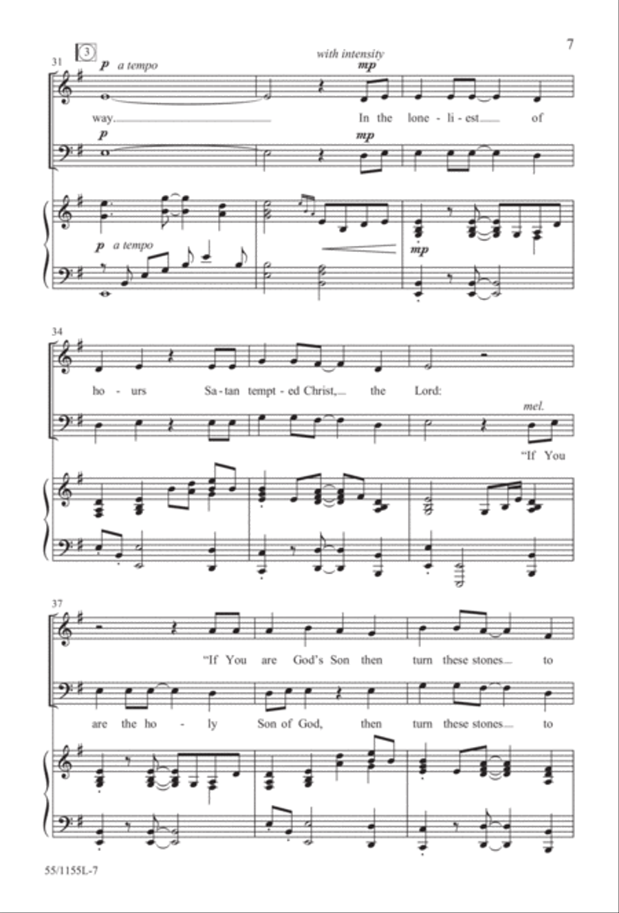 No Stone Could Hold Him (Digital Download) 3-Part scores gallery preview page 7