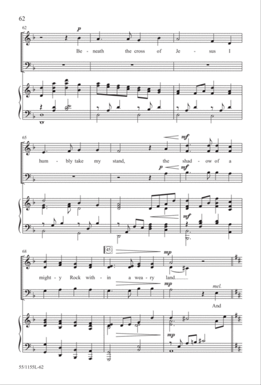 No Stone Could Hold Him (Digital Download) 3-Part scores gallery preview page 62