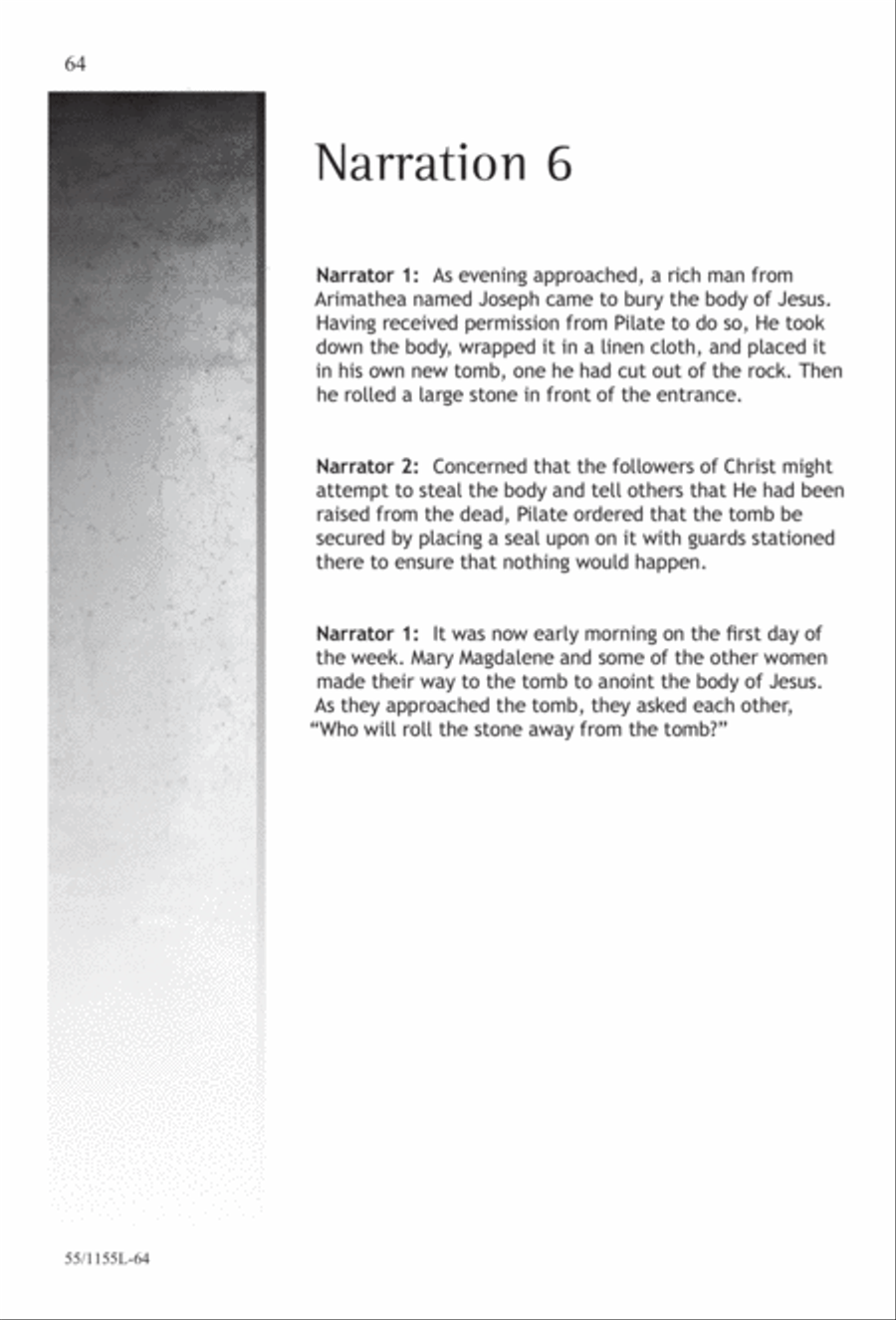 No Stone Could Hold Him (Digital Download) 3-Part scores gallery preview page 64