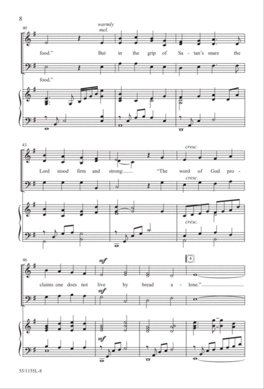 No Stone Could Hold Him (Digital Download) 3-Part scores gallery preview page 8