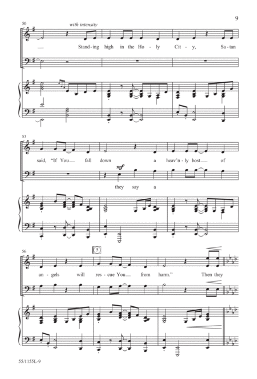 No Stone Could Hold Him (Digital Download) 3-Part scores gallery preview page 9
