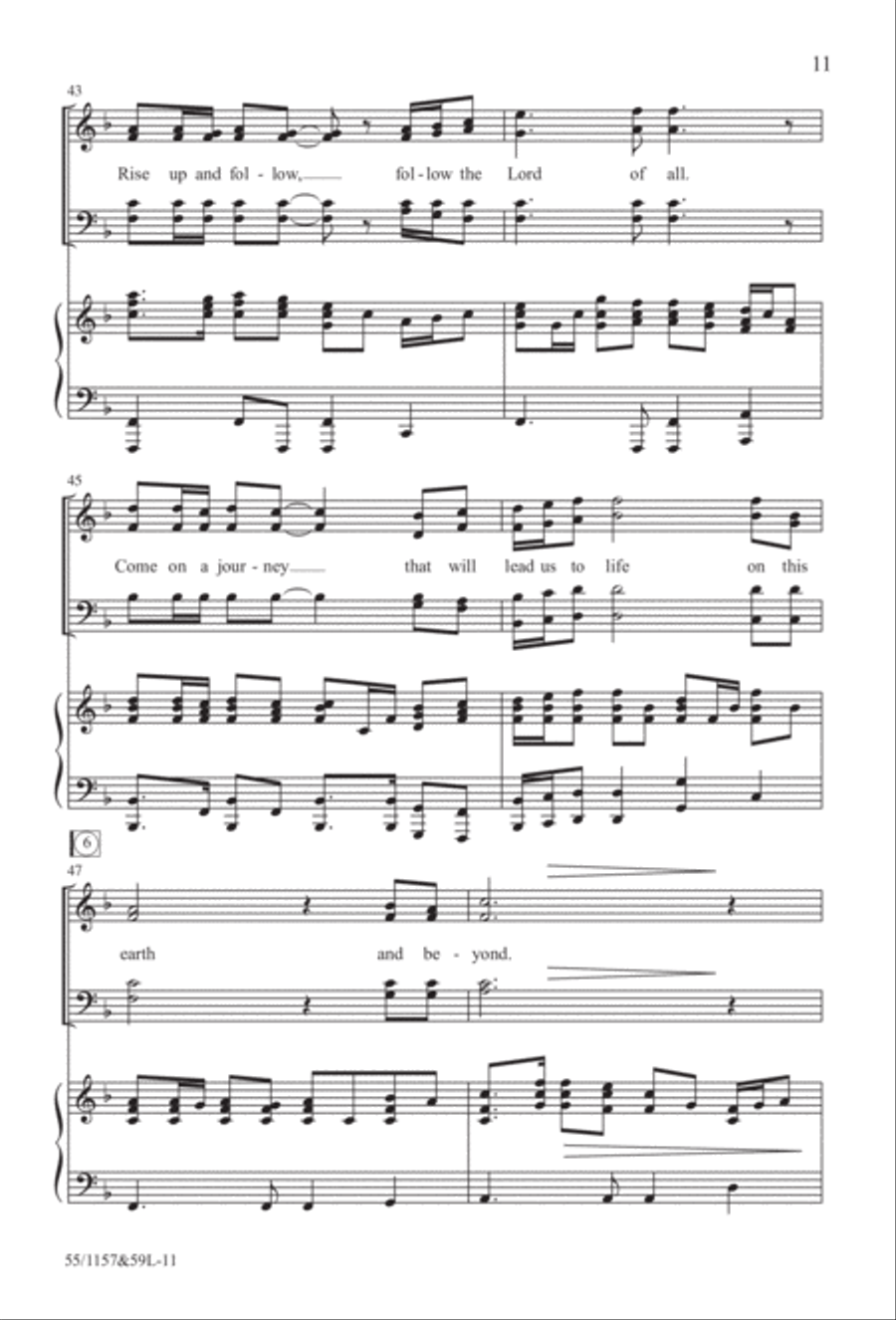 Upon This Rock (Digital Download) 4-Part scores gallery preview page 11