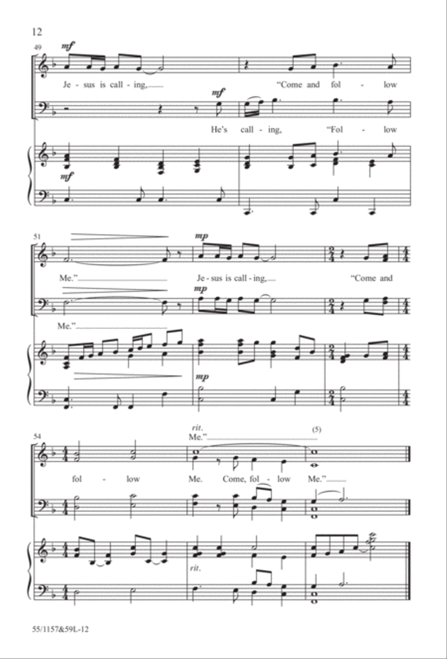 Upon This Rock (Digital Download) 4-Part scores gallery preview page 12