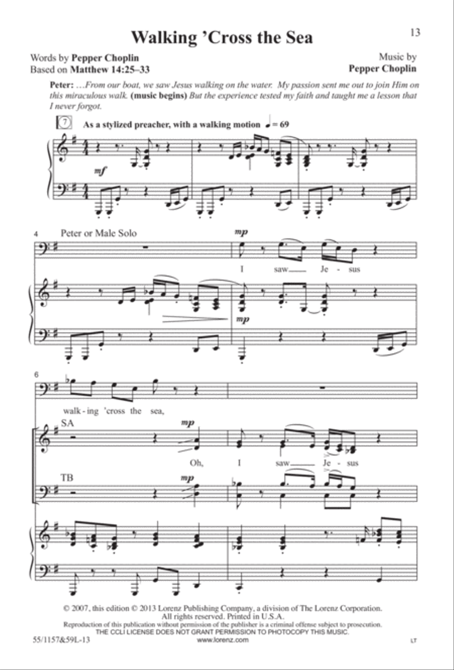 Upon This Rock (Digital Download) 4-Part scores gallery preview page 13