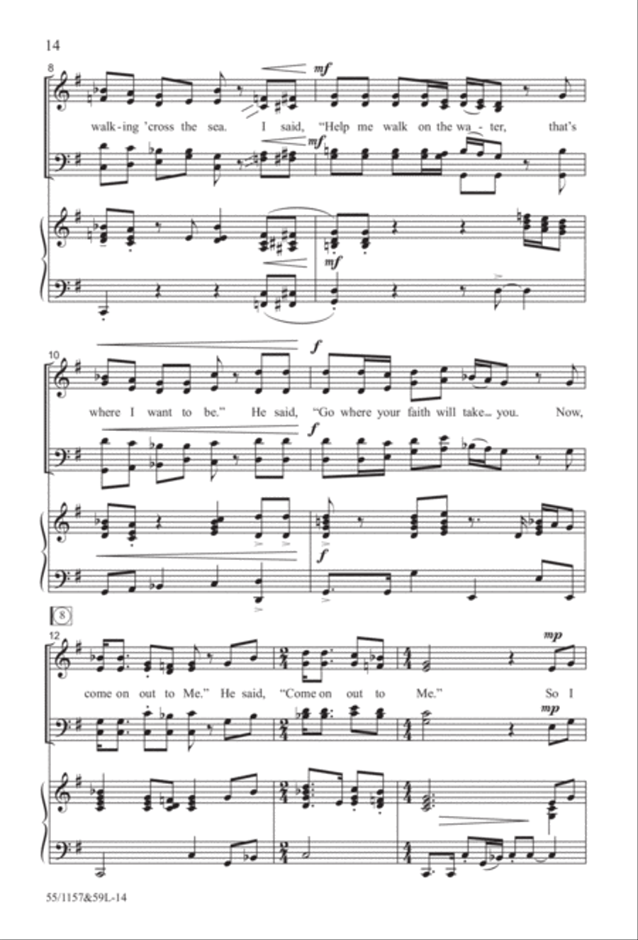 Upon This Rock (Digital Download) 4-Part scores gallery preview page 14