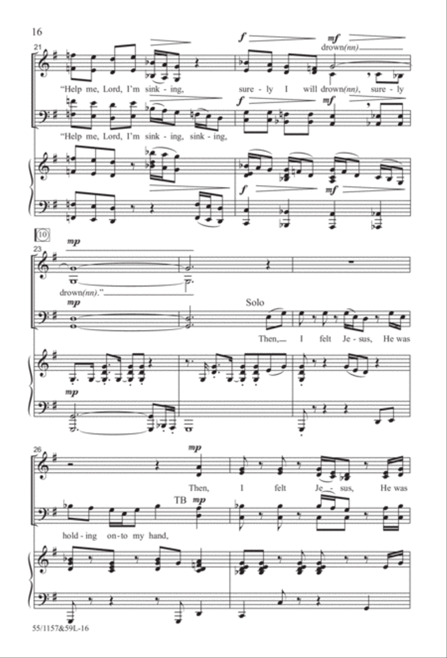 Upon This Rock (Digital Download) 4-Part scores gallery preview page 16