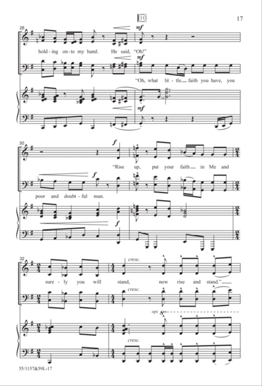 Upon This Rock (Digital Download) 4-Part scores gallery preview page 17