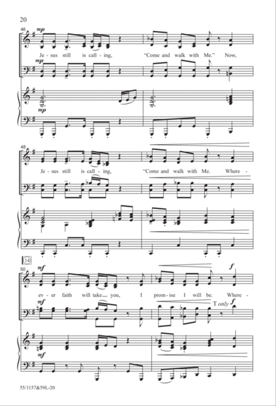 Upon This Rock (Digital Download) 4-Part scores gallery preview page 20