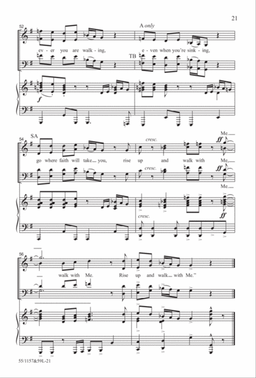 Upon This Rock (Digital Download) 4-Part scores gallery preview page 21