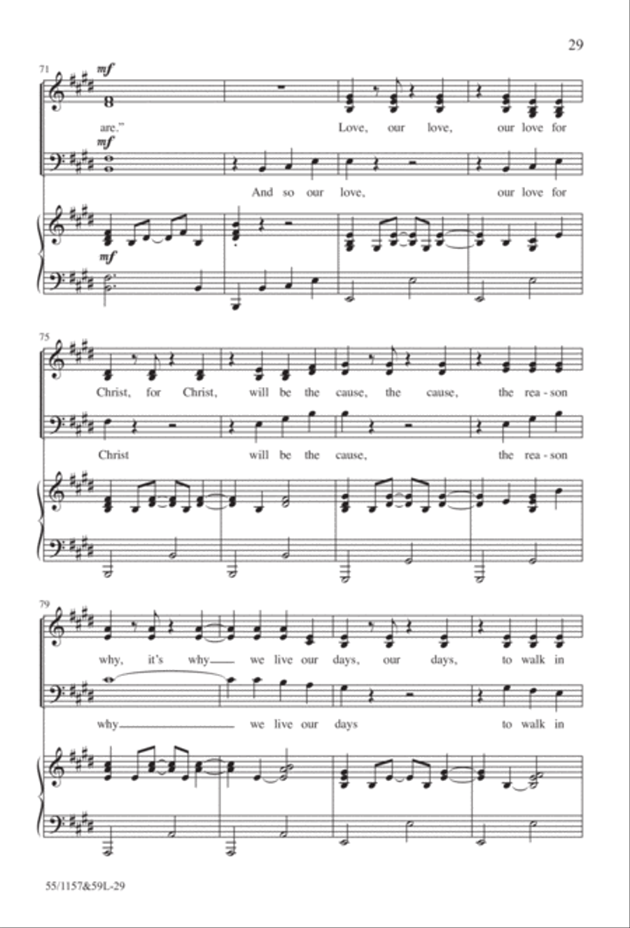 Upon This Rock (Digital Download) 4-Part scores gallery preview page 29