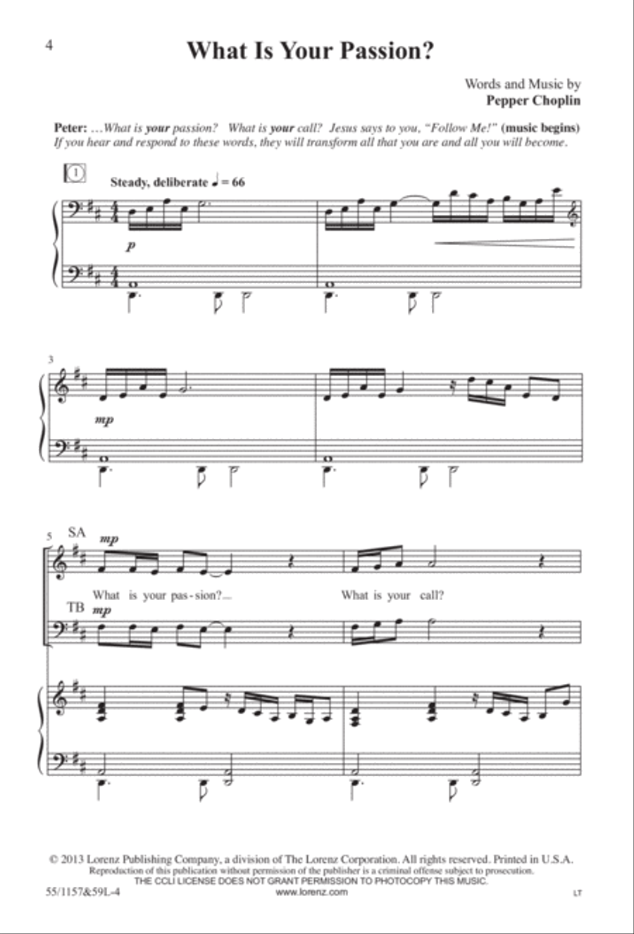 Upon This Rock (Digital Download) 4-Part scores gallery preview page 4