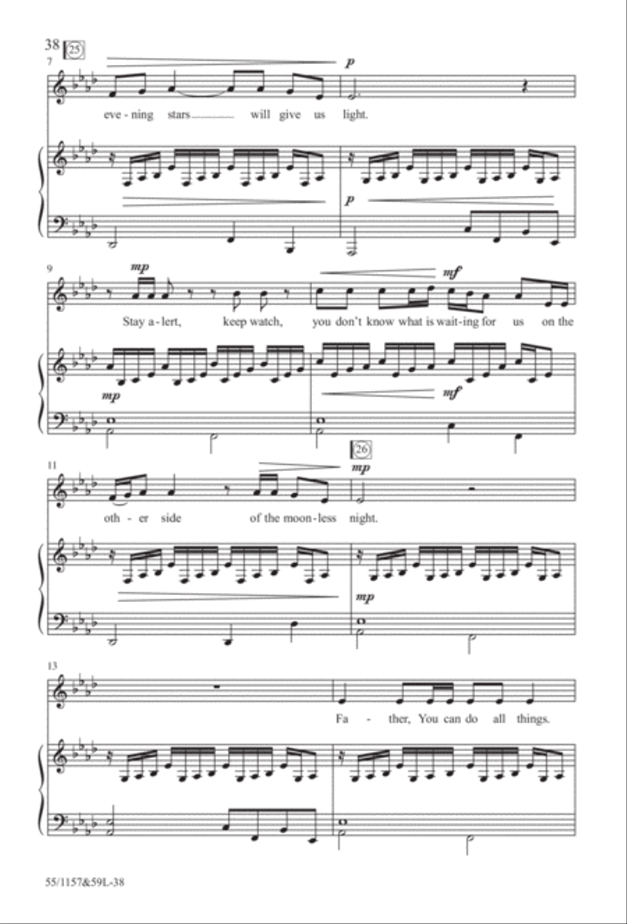 Upon This Rock (Digital Download) 4-Part scores gallery preview page 38