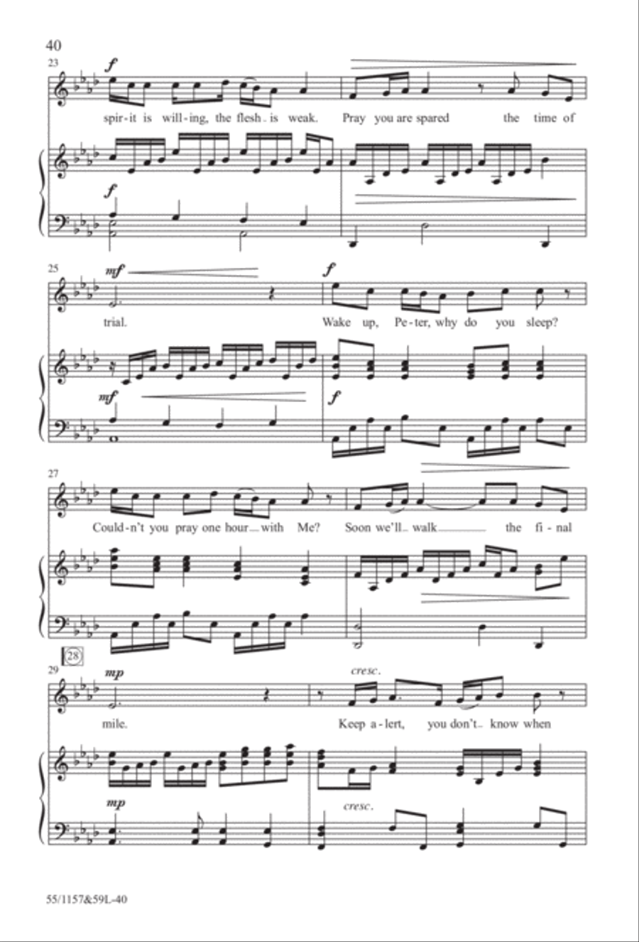 Upon This Rock (Digital Download) 4-Part scores gallery preview page 40