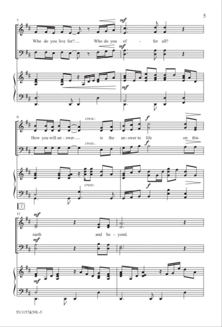 Upon This Rock (Digital Download) 4-Part scores gallery preview page 5