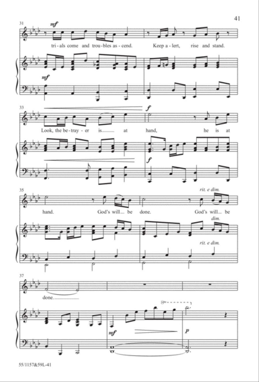 Upon This Rock (Digital Download) 4-Part scores gallery preview page 41