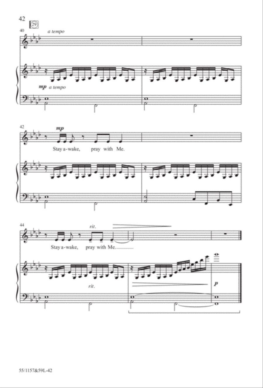 Upon This Rock (Digital Download) 4-Part scores gallery preview page 42