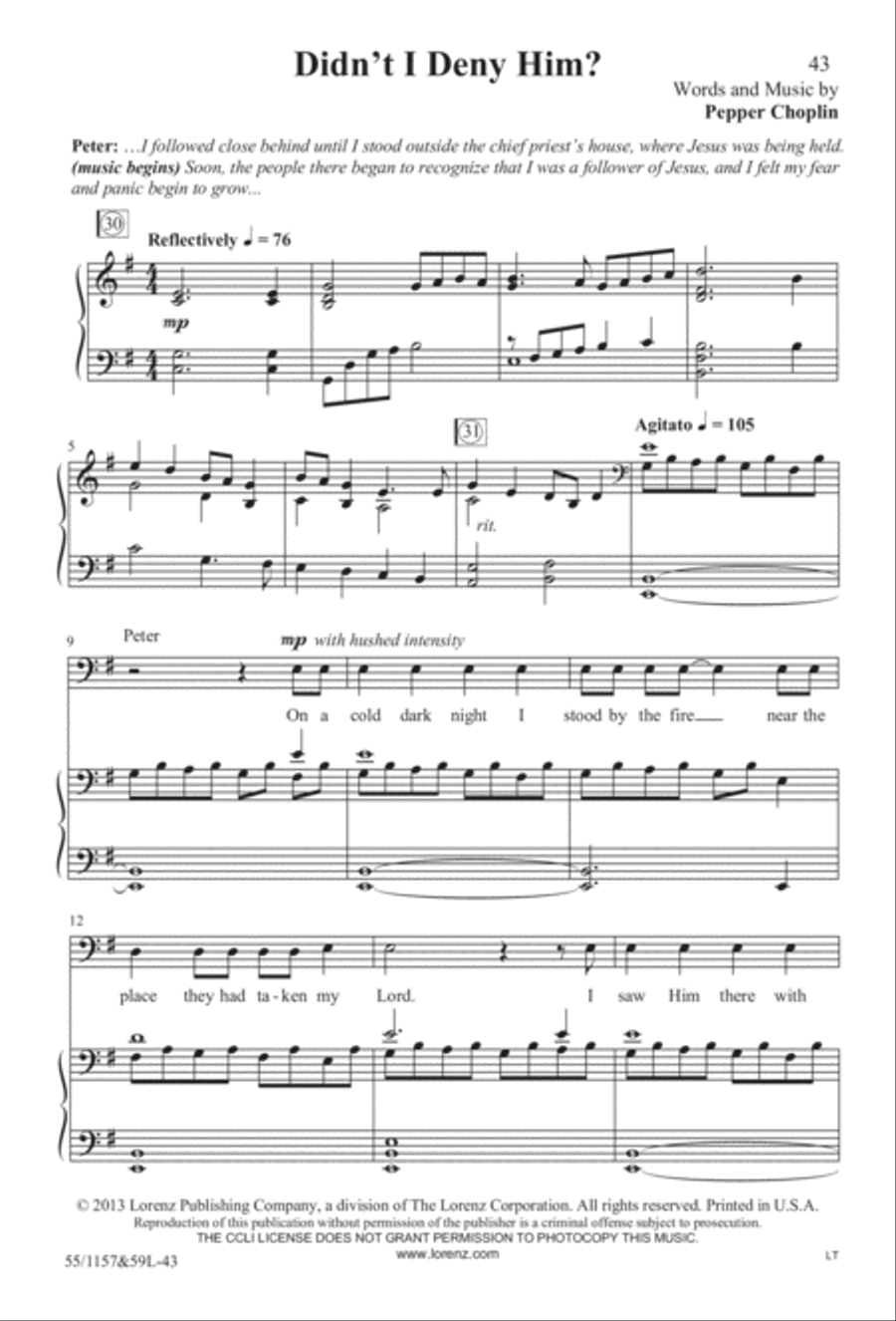 Upon This Rock (Digital Download) 4-Part scores gallery preview page 43