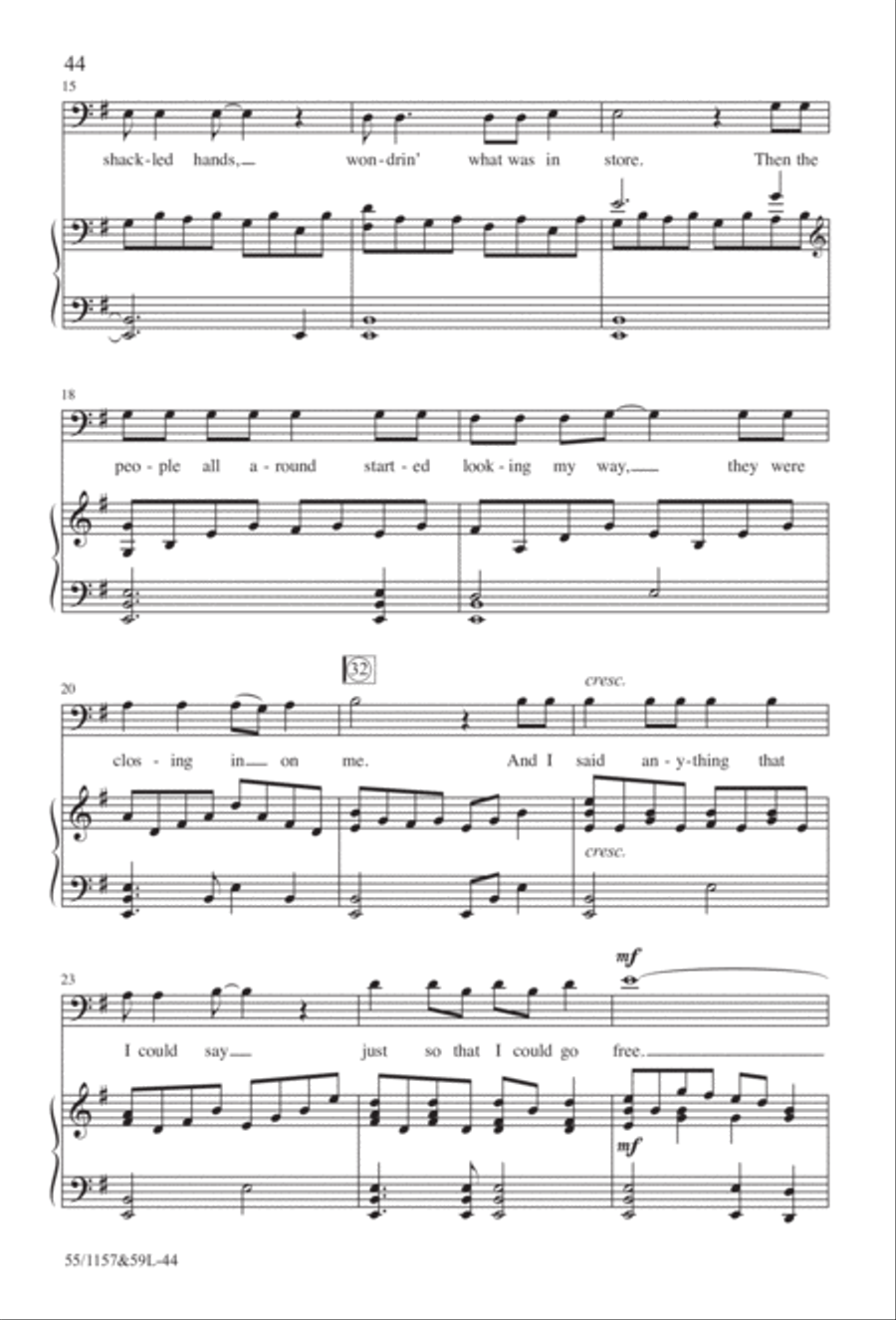 Upon This Rock (Digital Download) 4-Part scores gallery preview page 44