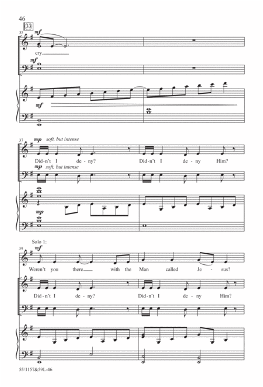 Upon This Rock (Digital Download) 4-Part scores gallery preview page 46
