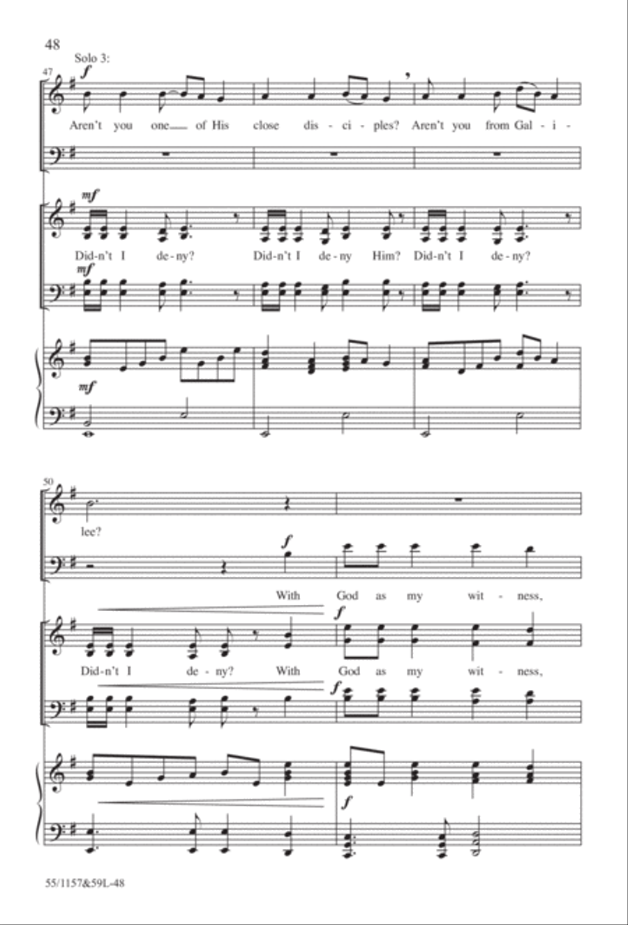 Upon This Rock (Digital Download) 4-Part scores gallery preview page 48