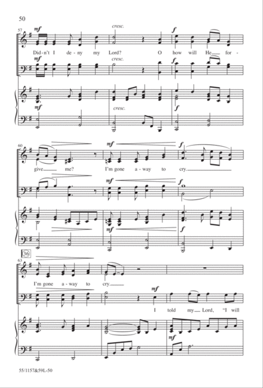 Upon This Rock (Digital Download) 4-Part scores gallery preview page 50