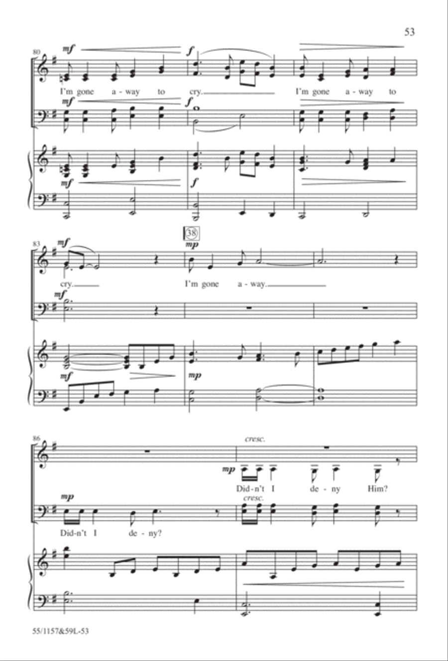 Upon This Rock (Digital Download) 4-Part scores gallery preview page 53