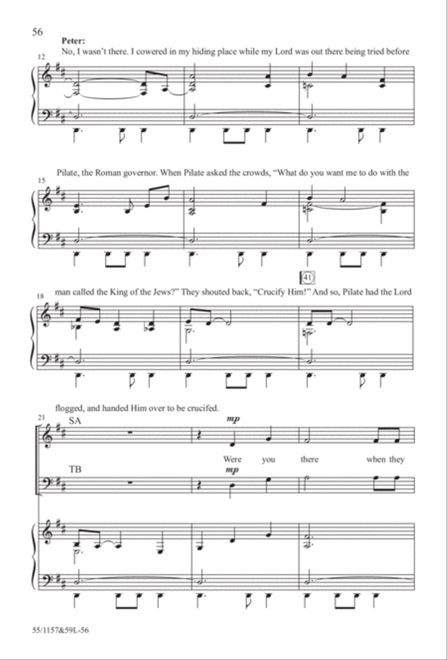 Upon This Rock (Digital Download) 4-Part scores gallery preview page 56