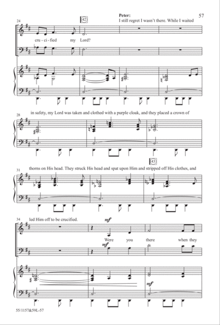 Upon This Rock (Digital Download) 4-Part scores gallery preview page 57