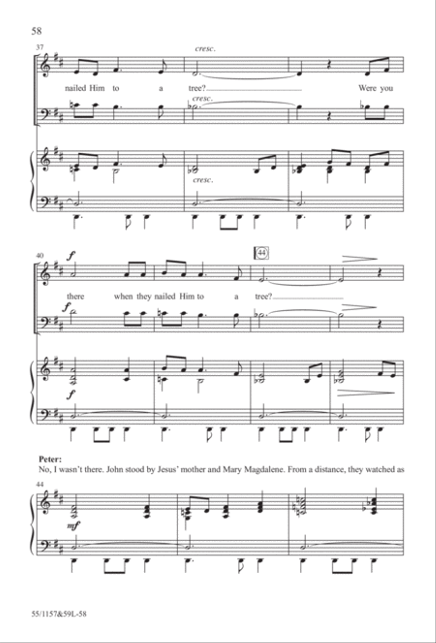 Upon This Rock (Digital Download) 4-Part scores gallery preview page 58