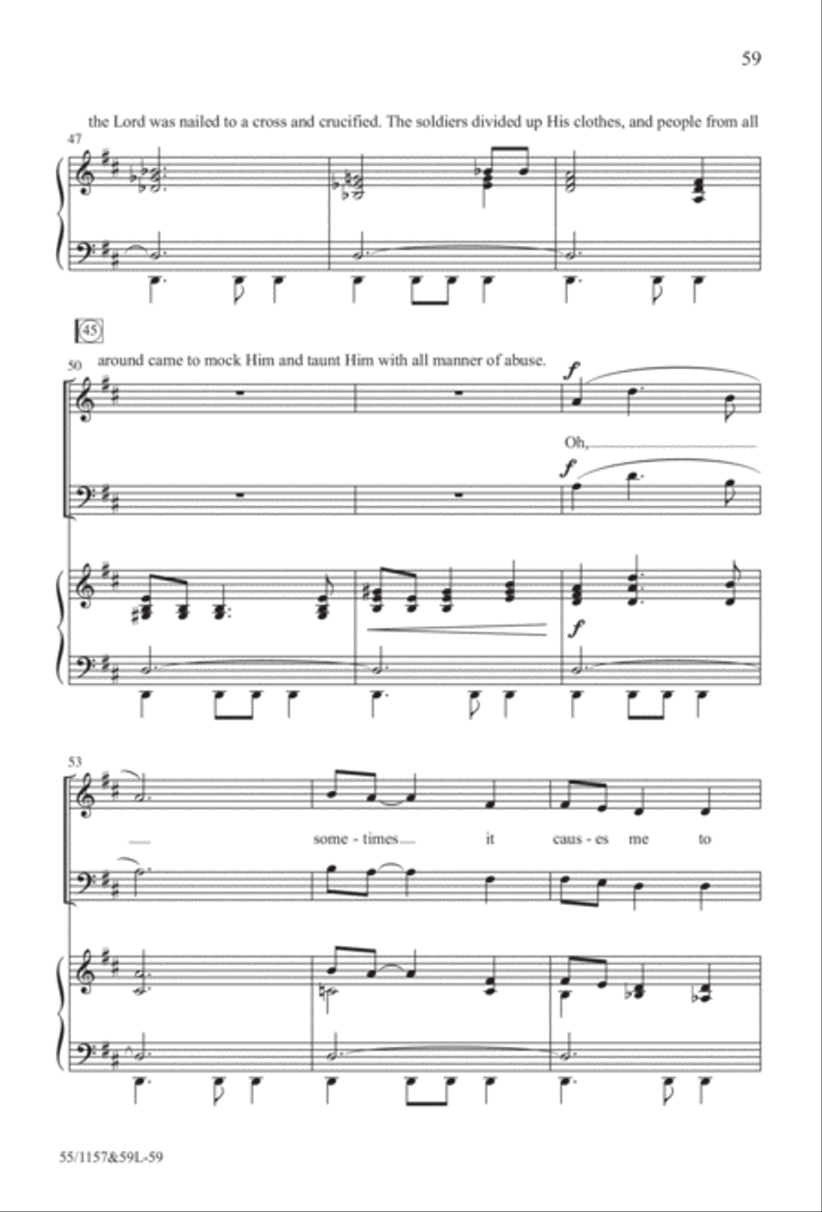 Upon This Rock (Digital Download) 4-Part scores gallery preview page 59