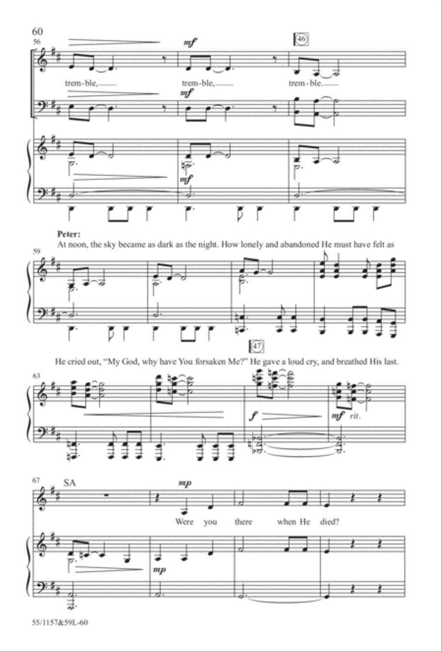 Upon This Rock (Digital Download) 4-Part scores gallery preview page 60