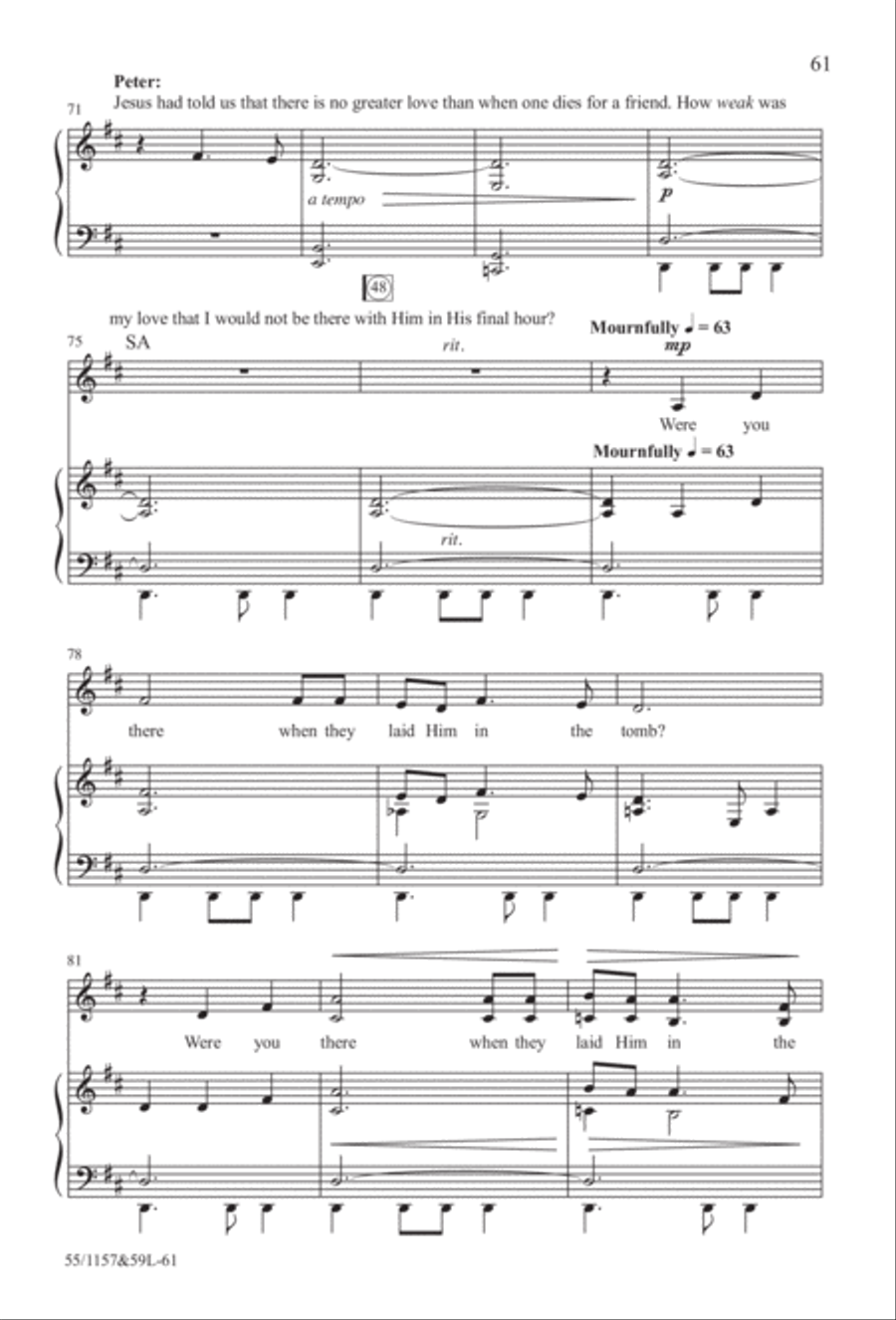 Upon This Rock (Digital Download) 4-Part scores gallery preview page 61