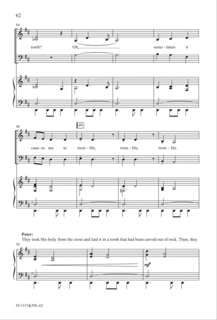 Upon This Rock (Digital Download) 4-Part scores gallery preview page 62