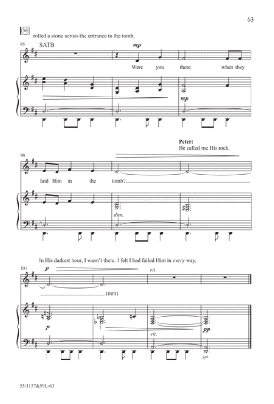 Upon This Rock (Digital Download) 4-Part scores gallery preview page 63