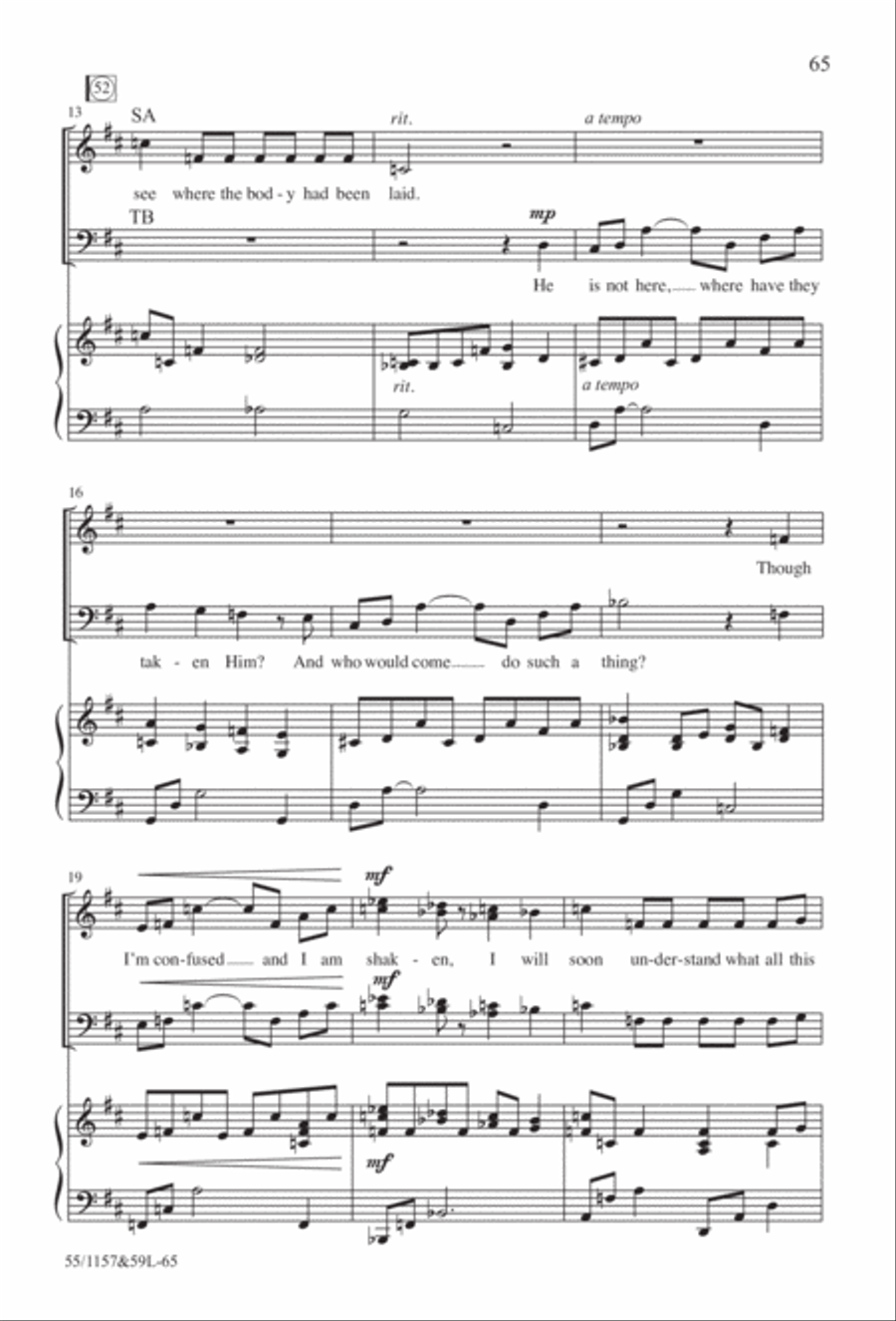 Upon This Rock (Digital Download) 4-Part scores gallery preview page 65