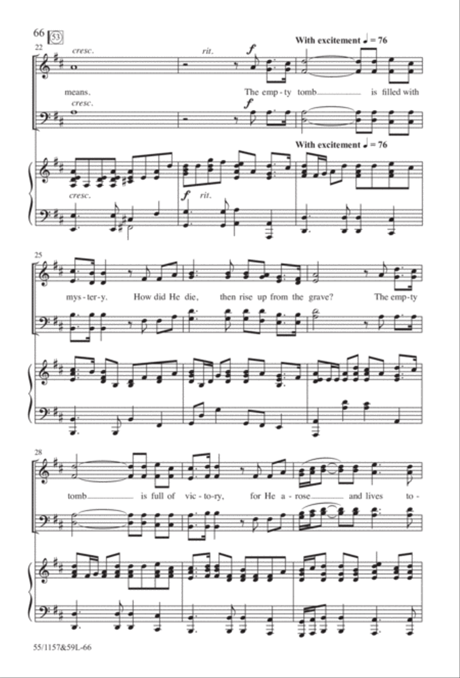 Upon This Rock (Digital Download) 4-Part scores gallery preview page 66