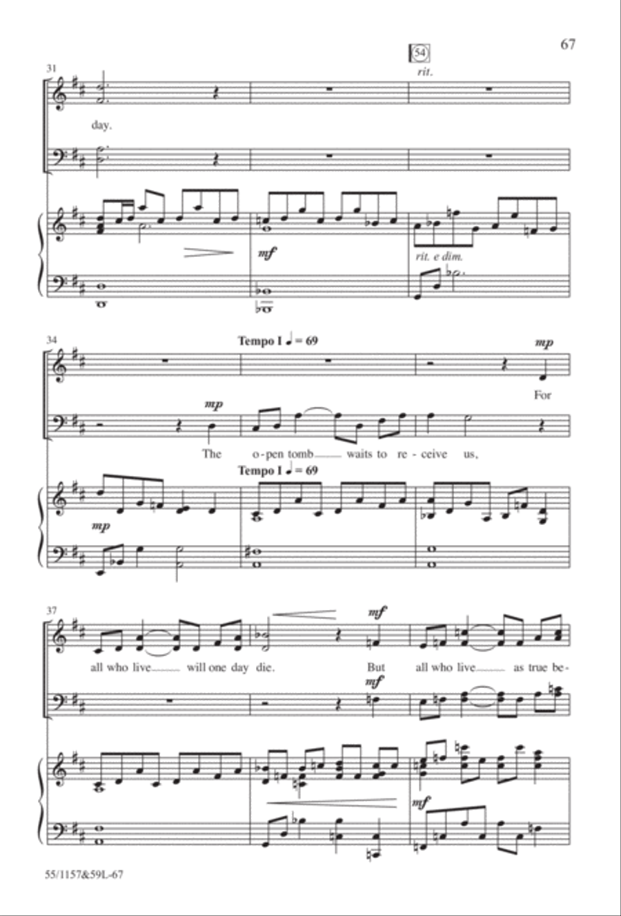 Upon This Rock (Digital Download) 4-Part scores gallery preview page 67