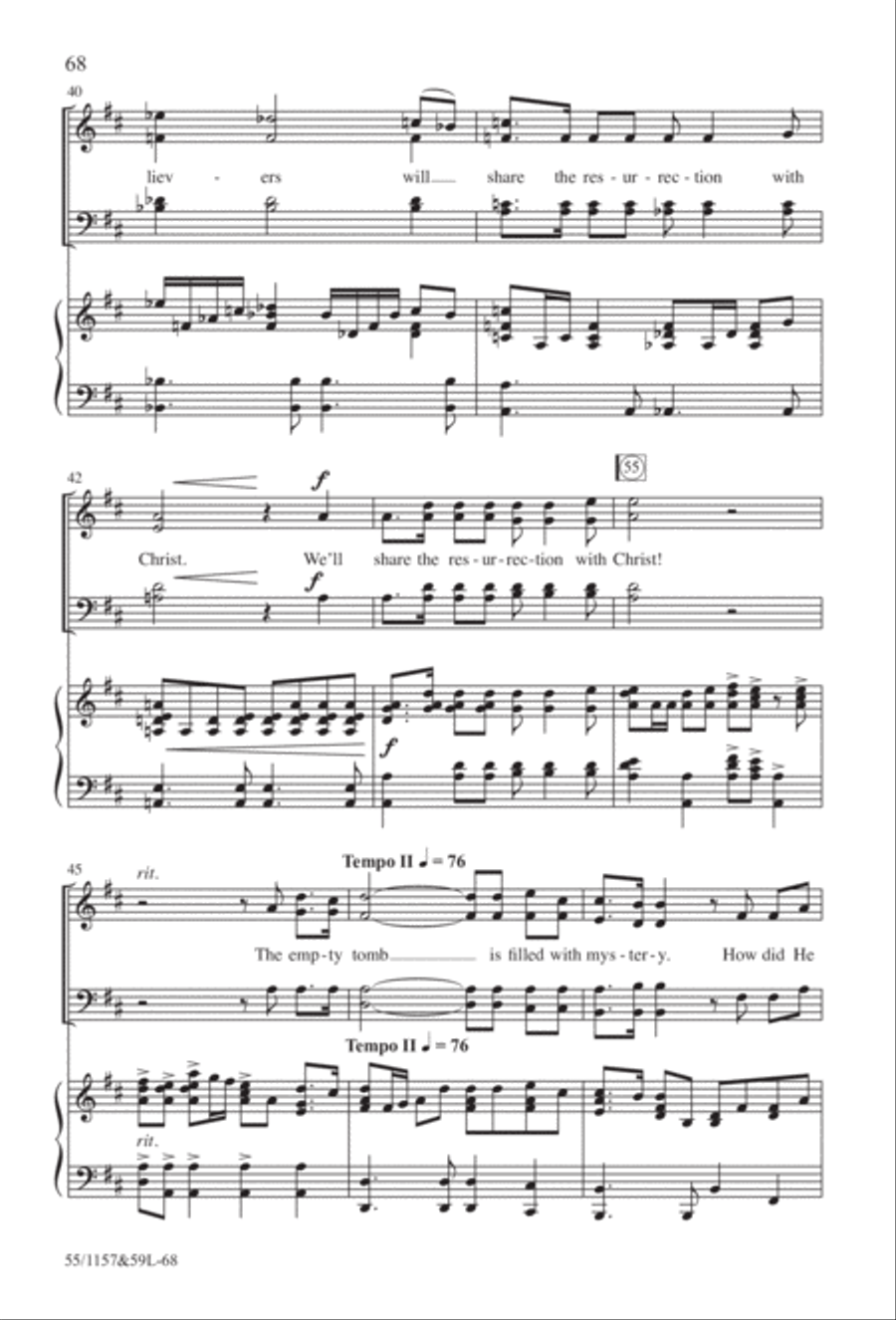 Upon This Rock (Digital Download) 4-Part scores gallery preview page 68
