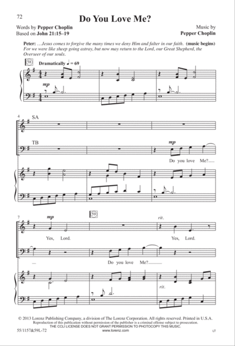 Upon This Rock (Digital Download) 4-Part scores gallery preview page 72