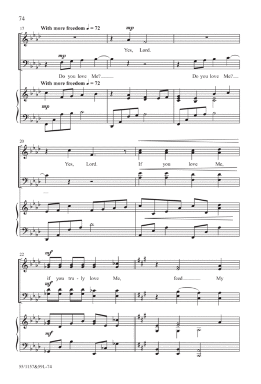 Upon This Rock (Digital Download) 4-Part scores gallery preview page 74