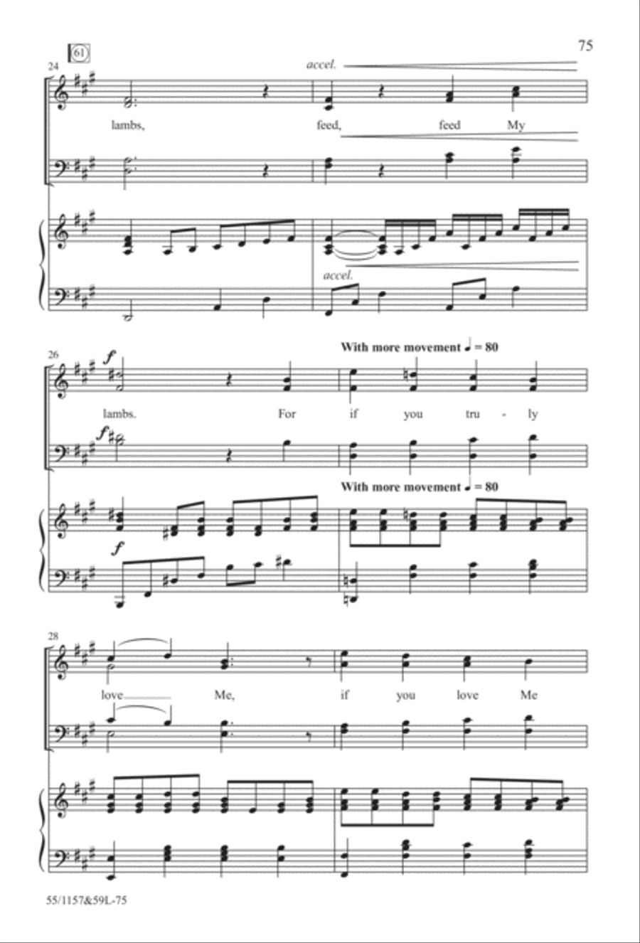 Upon This Rock (Digital Download) 4-Part scores gallery preview page 75