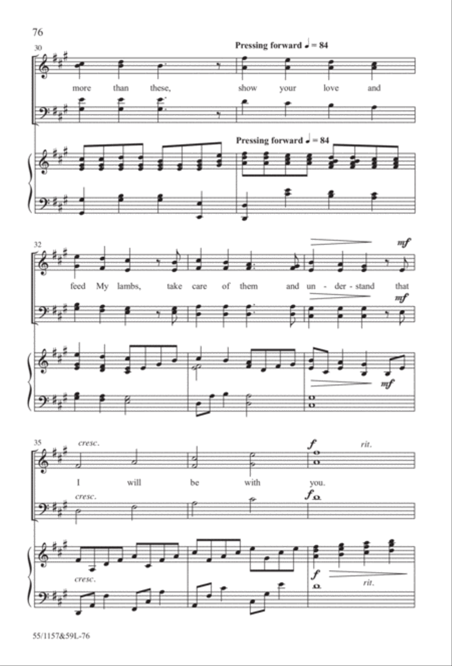 Upon This Rock (Digital Download) 4-Part scores gallery preview page 76