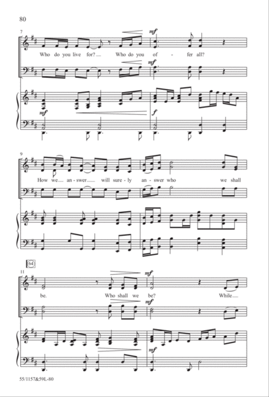 Upon This Rock (Digital Download) 4-Part scores gallery preview page 80