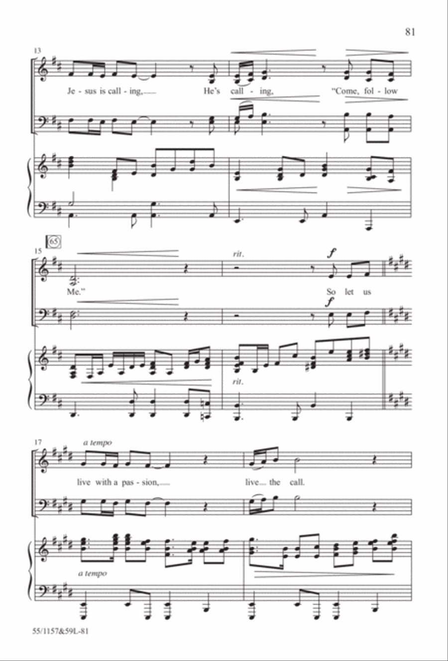 Upon This Rock (Digital Download) 4-Part scores gallery preview page 81