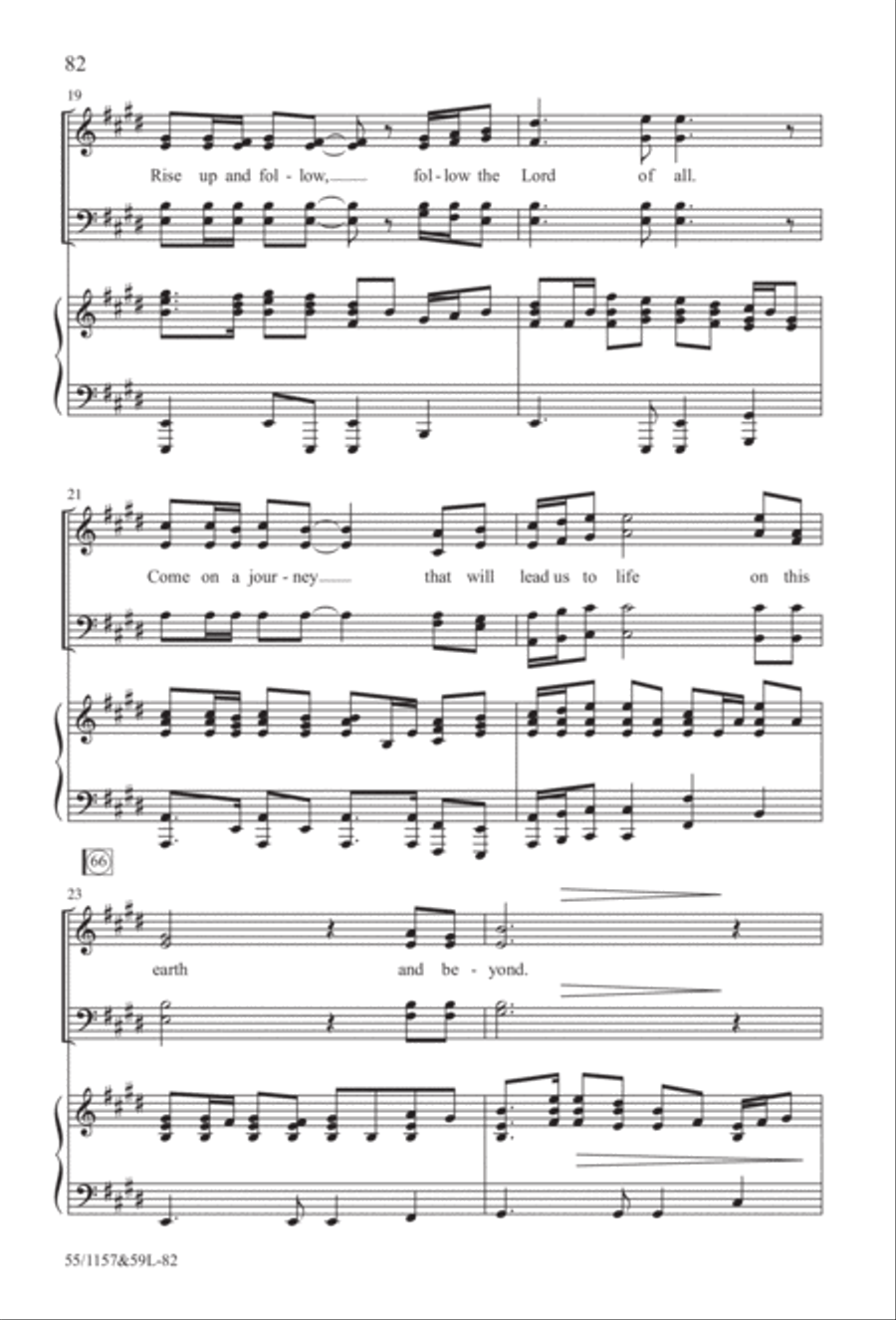 Upon This Rock (Digital Download) 4-Part scores gallery preview page 82