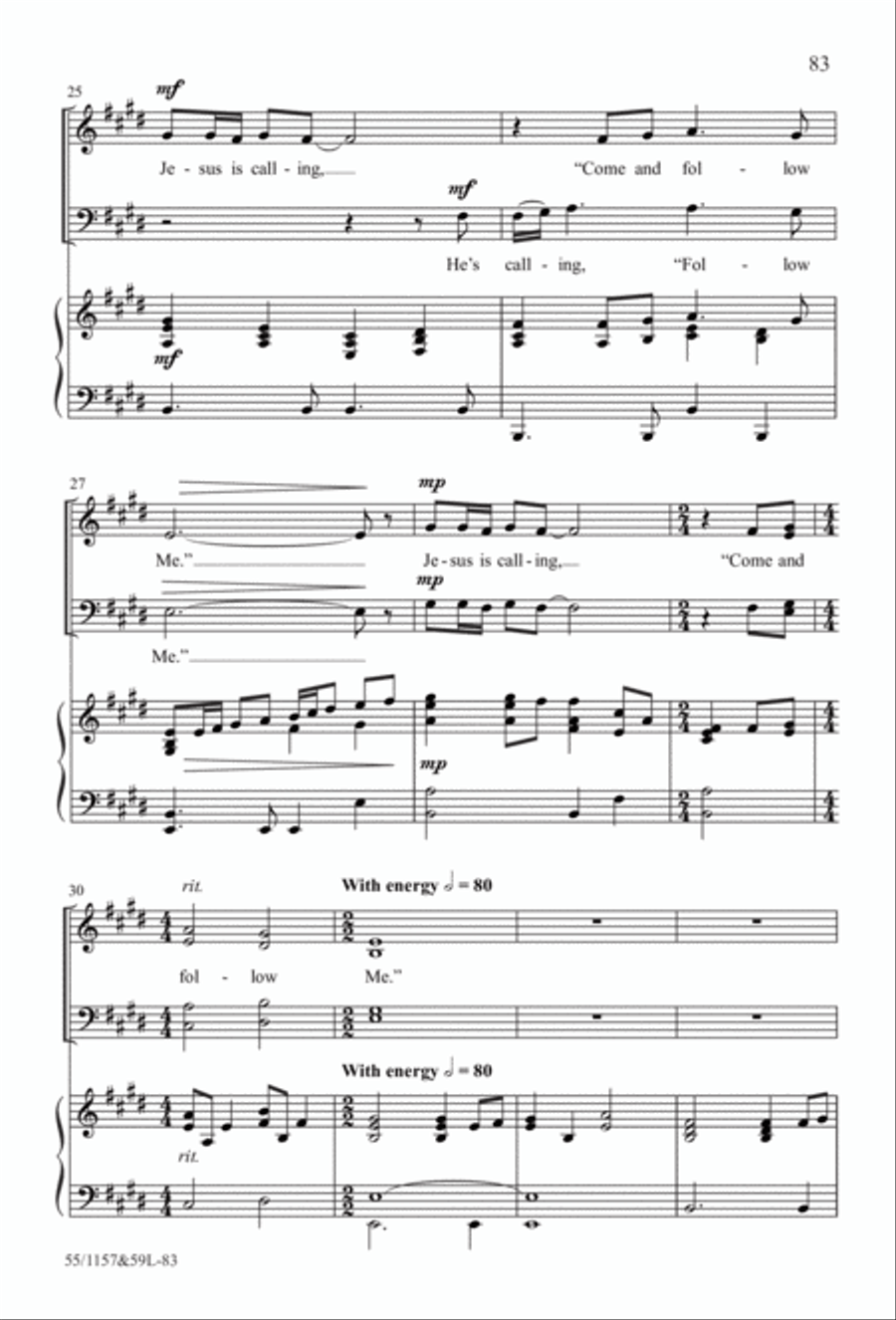 Upon This Rock (Digital Download) 4-Part scores gallery preview page 83